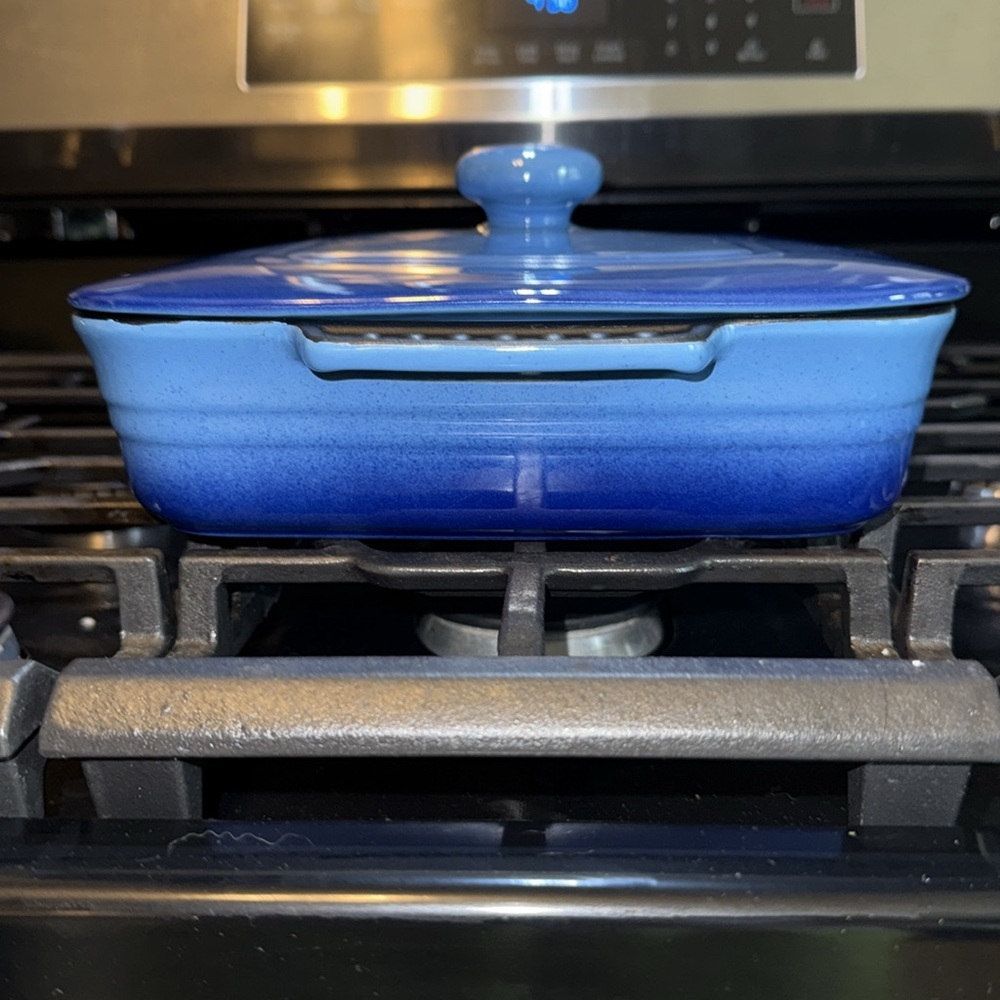 Parini 12 X 9 gradient blue covered baking dish. - Picture 6 of 7
